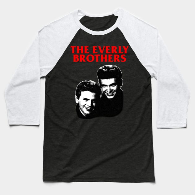 The Everly Brothers - Engraving Baseball T-Shirt by Parody Merch